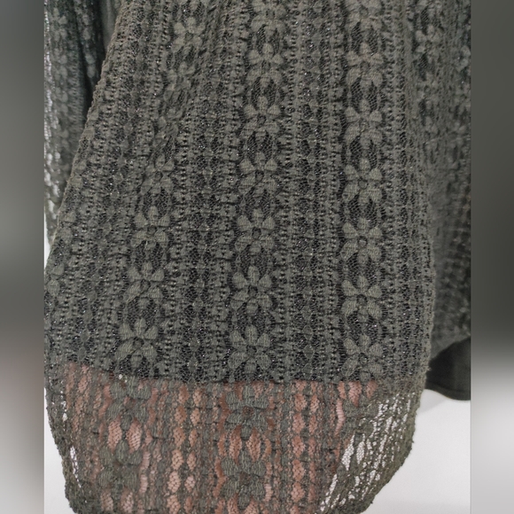 Olive Green Mesh Top 💚 - Picture 3 of 15